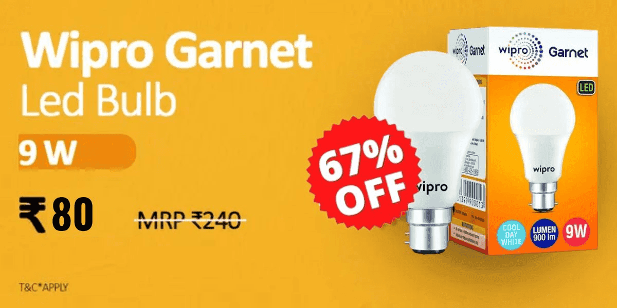 Wipro Garnet Led Bulb 9 W