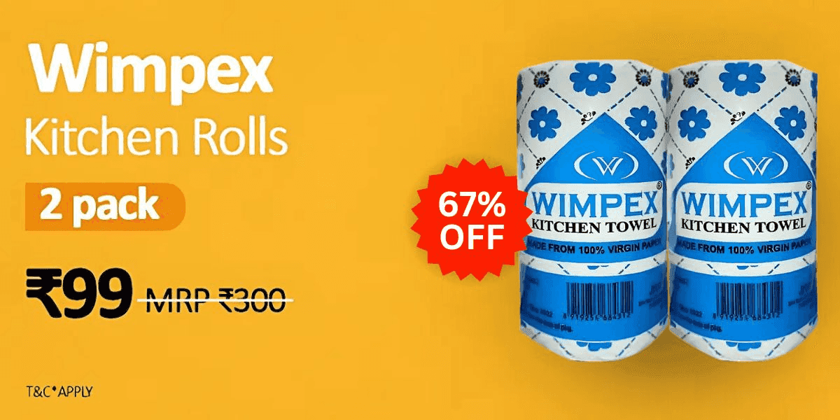 Wimpex Kitchen Rolls 2 Pack
