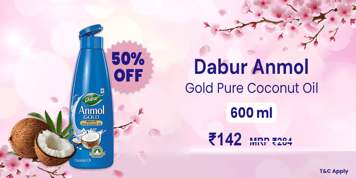 dabur-anmol-gold-pure-coconut-oil-600-ml