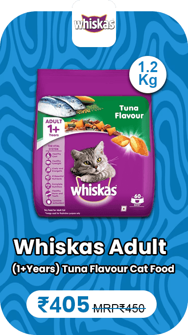 Whiskas Adult (1+ Years) Tuna Flavour Cat Food 1.2 Kg