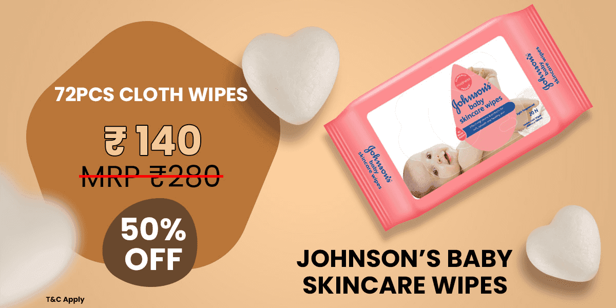 johnsons baby skincare wipes 72 cloth wipes