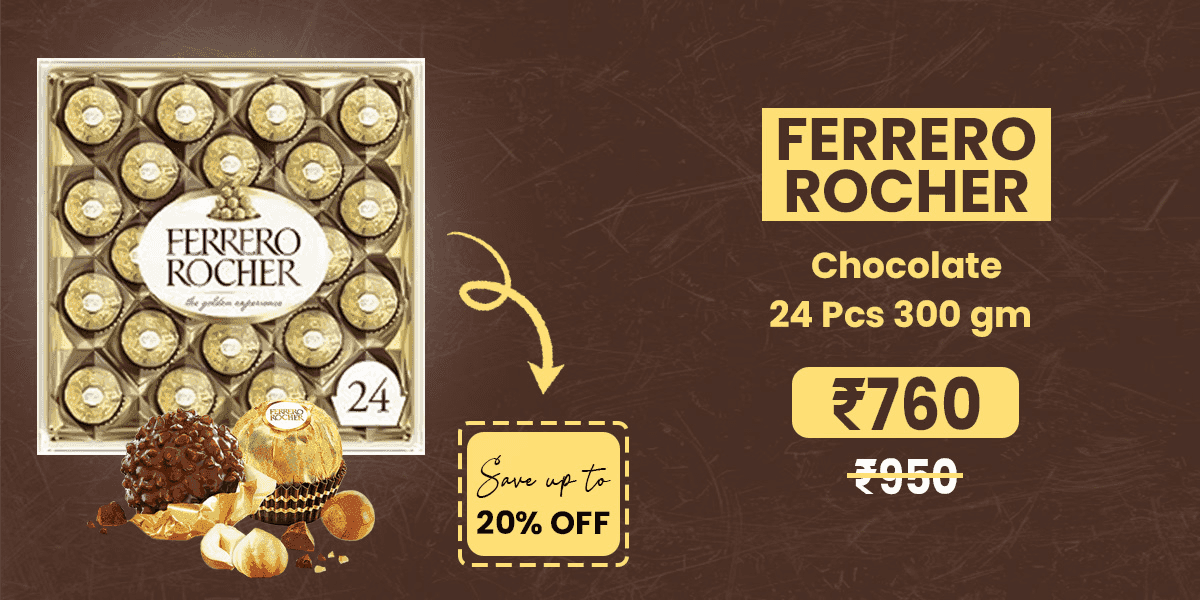 ferrero rocher chocolate 24 pcs 300 gm