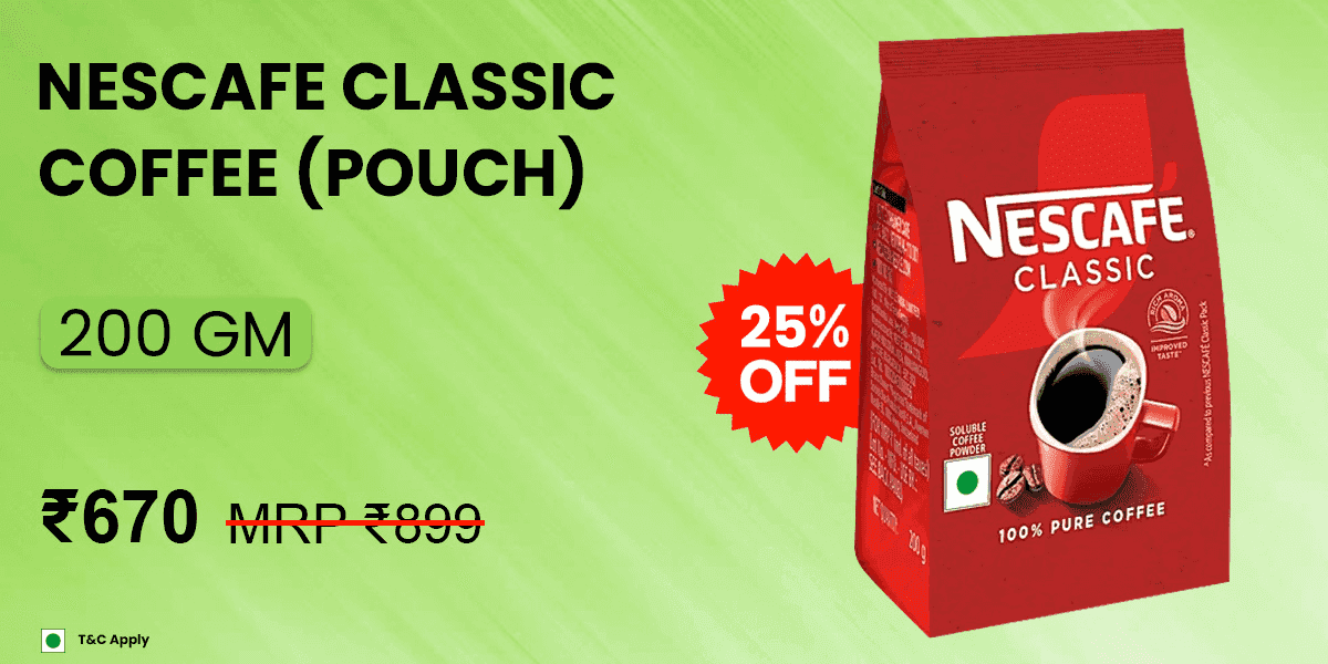nescafe classic coffee 200 gm pouch