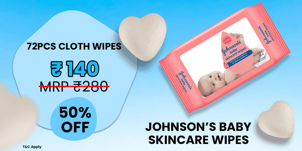 johnsons baby skincare wipes 72 cloth wipes