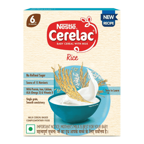 nestle cerelac rice 300 gm (6 to 24 months)