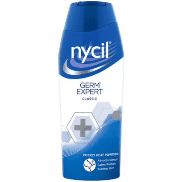 nycil germ expert classic prickly heat powder 150 gm