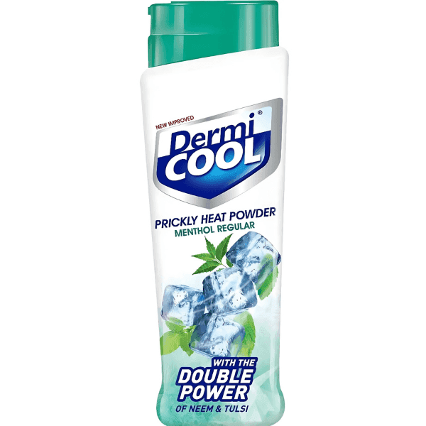 dermi cool menthol regular prickly heat powder 150 gm