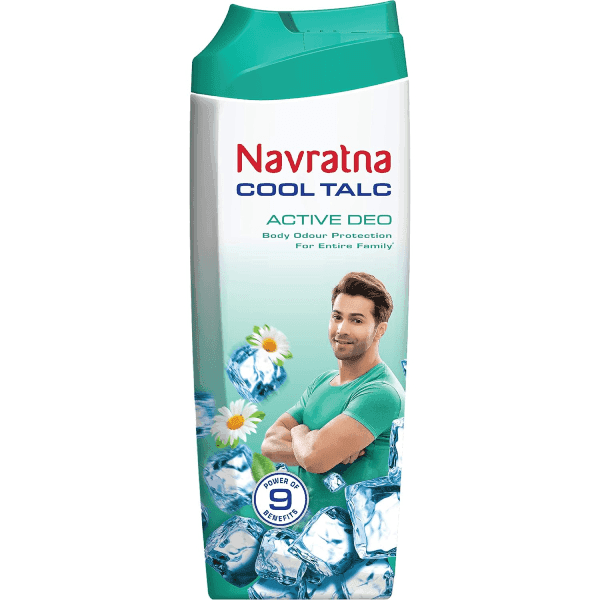 navratna active deo cool talc 400 gm