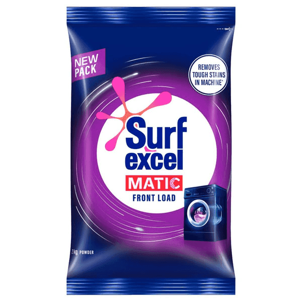 surf excel matic front load detergent powder 2 kg