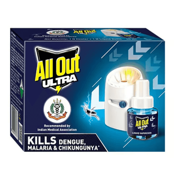 all out ultra liquid vaporiser (machine + 1 refill 45 ml)