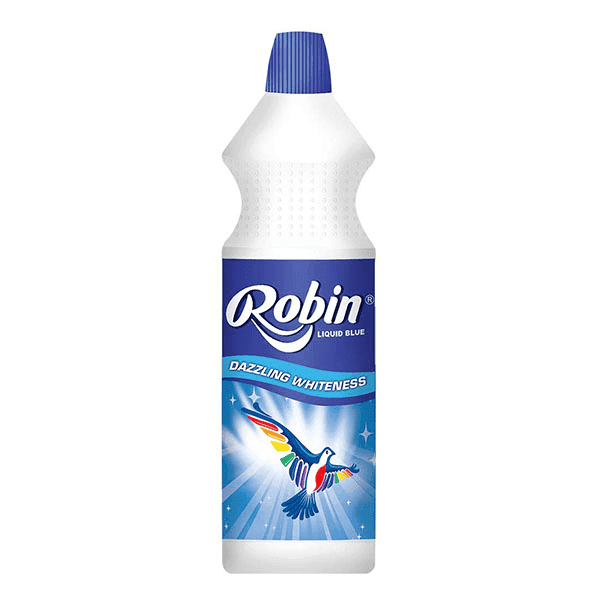 robin dazzling whiteness liquid blue 150 ml