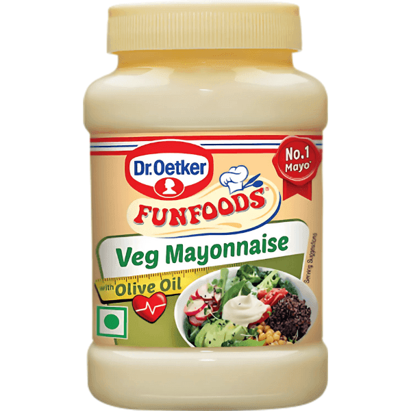 funfoods veg mayonnaise olive oil 250 gm