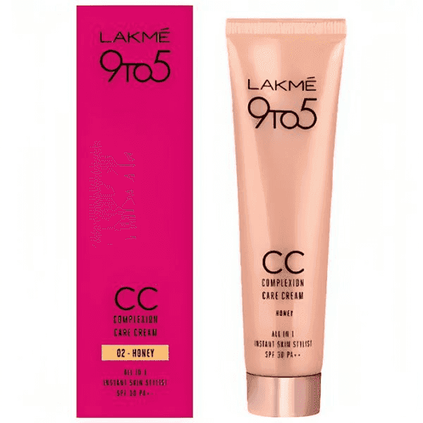 lakme 9 to 5 02-honey cc face cream 30 gm