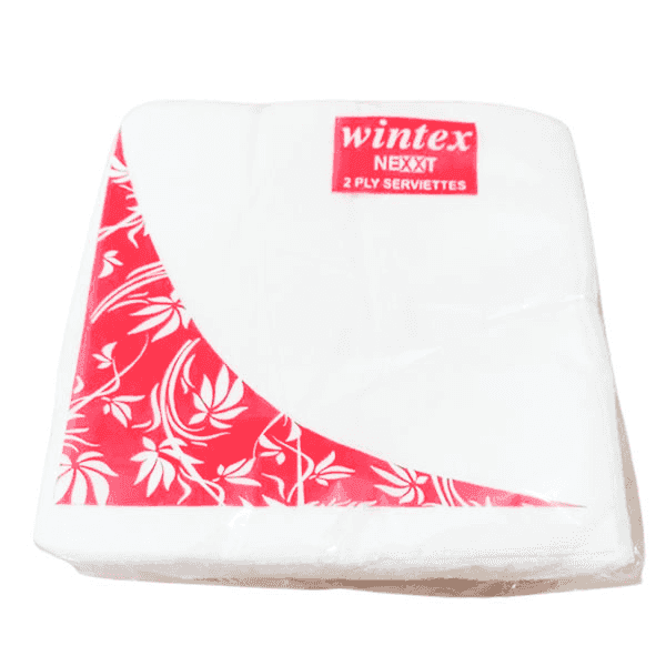 wintex nexxt 2 ply serviettes tissue paper 33*33 cm (printed) 1 pack