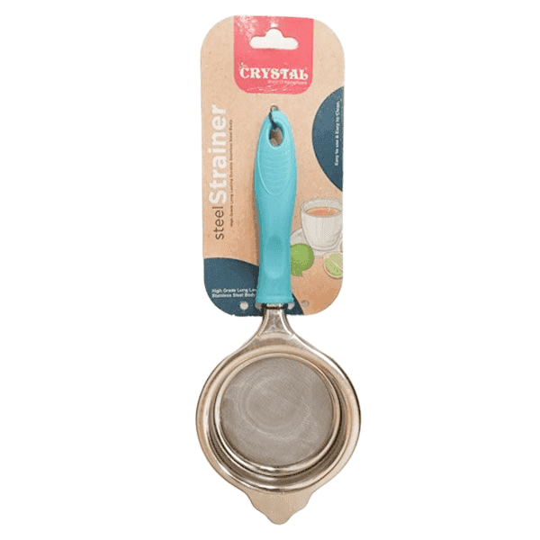 crystal steel tea strainer (big) 1 pc