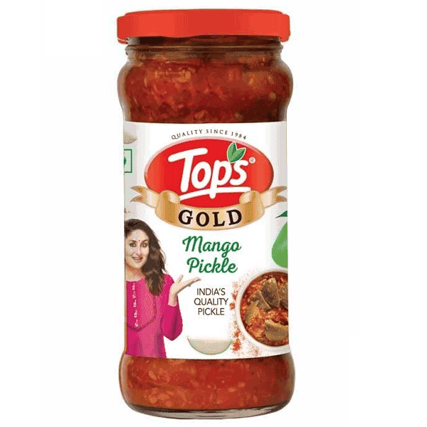 tops gold mango pickle 375 gm
