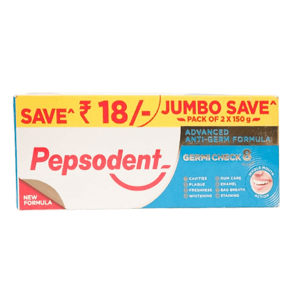 pepsodent germi check 8 actions tooth paste 300 gm