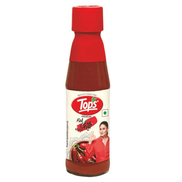 tops premium red chilli sauce 200 gm
