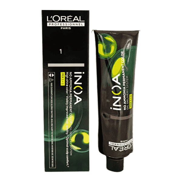 l'oreal professionnel inoa no.1 black hair color 60 gm