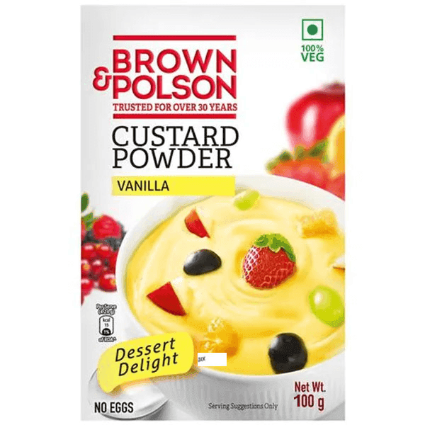 brown & polson vanilla custard powder 100 gm
