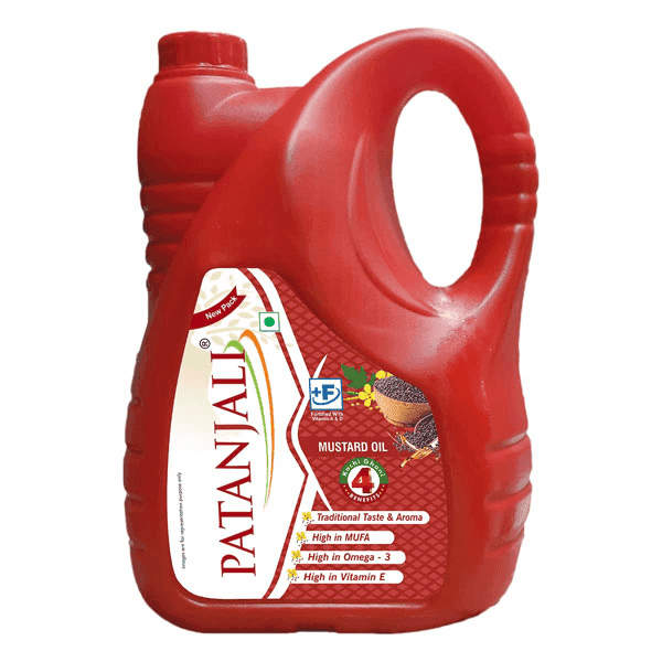 patanjali kacchi ghani mustard oil 5 ltr