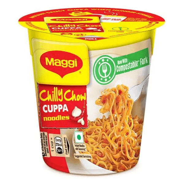 maggi chilly chow cuppa noodles 70 gm