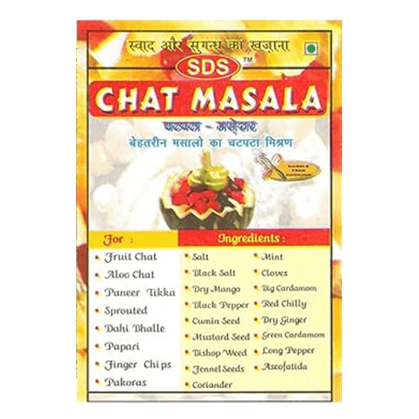 sds chat masala 100 gm