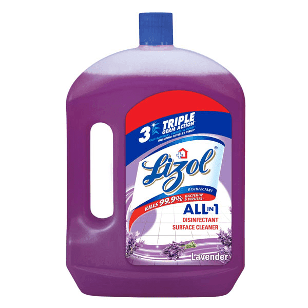 lizol lavender disinfectant surface cleaner 2 ltr