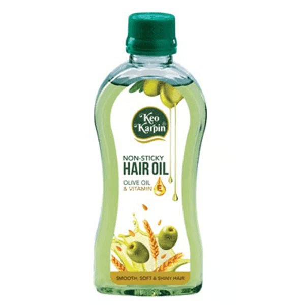 keo karpin non-sticky olive oil & vitamin e hair oil 200 ml
