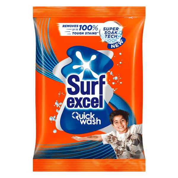 surf excel quick wash detergent powder 1 kg