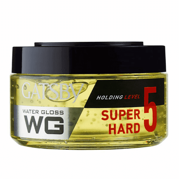 gatsby water gloss super hard holding level 5 hair styling gel 150 gm