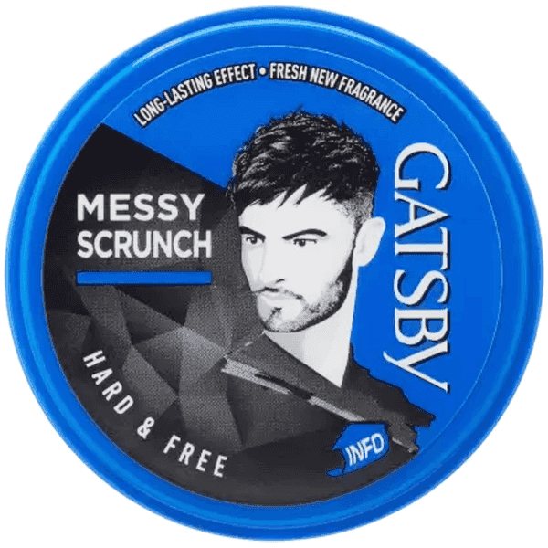 gatsby messy layer hard & free hair styling wax 75 gm