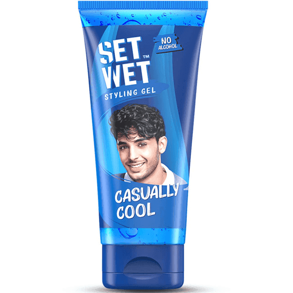set wet casually cool styling gel 100 gm