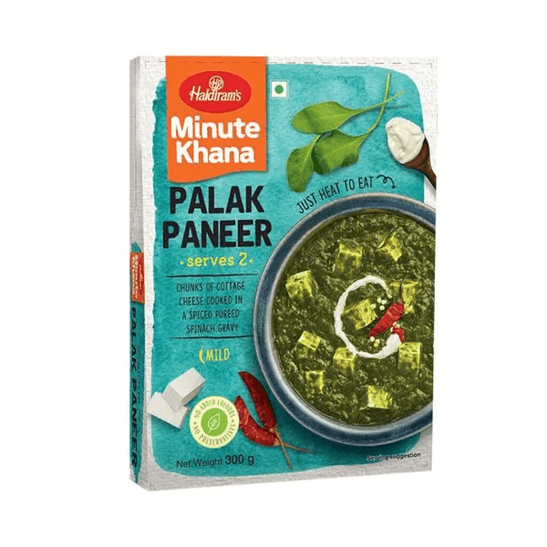 haldiram's minute khana homestyle palak paneer 300 gm