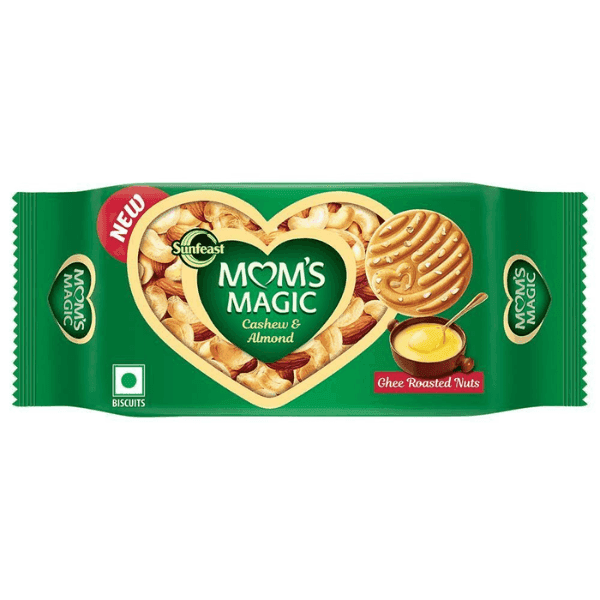sunfeast mom's magic cashew & almond cookies 189 gm