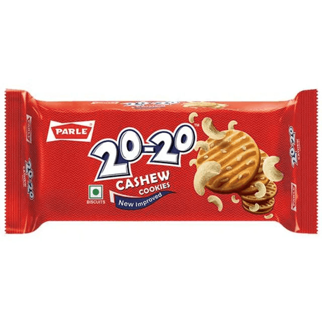 parle 20-20 cashew cookies 200 gm