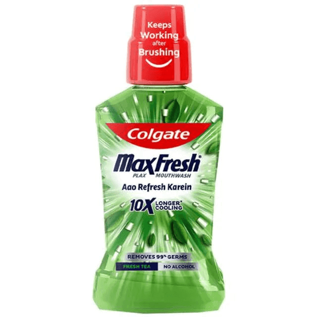 colgate max fresh plax fresh tea mouthwash 250 ml