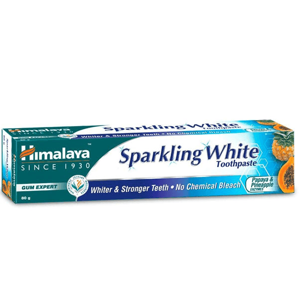 himalaya sparkling white tooth paste 80 gm