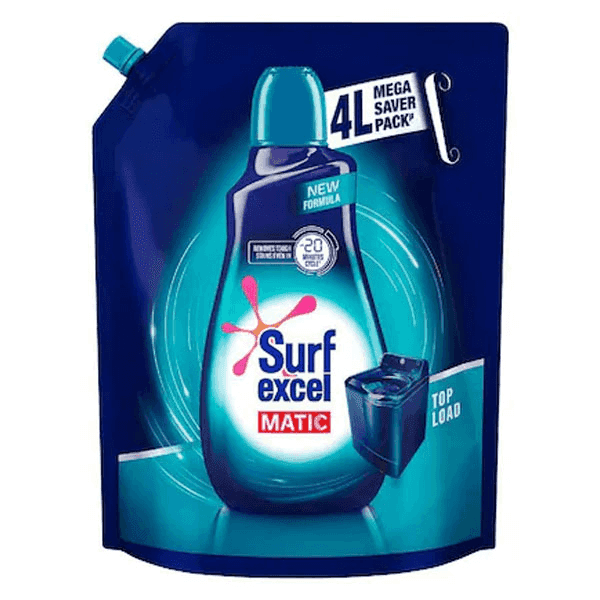 surf excel matic top load liquid detergent 4 ltr
