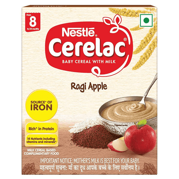 nestle cerelac ragi apple 300 gm (8 to 24 months)