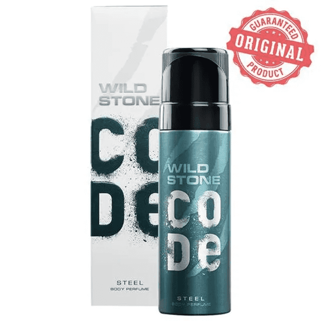 wild stone code steel body perfume 120 ml