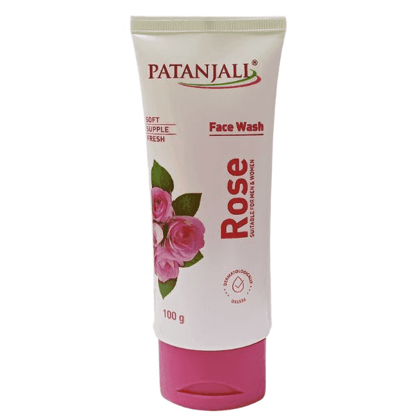 patanjali rose face wash 100 gm