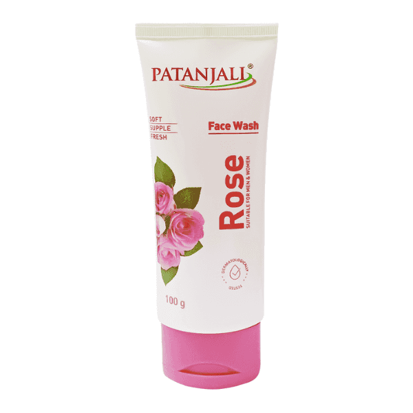 patanjali rose face wash 100 gm