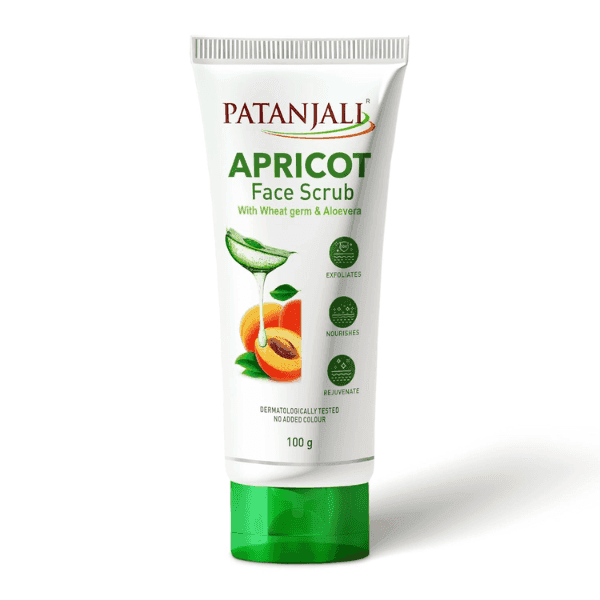 patanjali apricot face scrub 100 gm