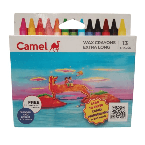 camel wax crayons 13 shades 1 pack