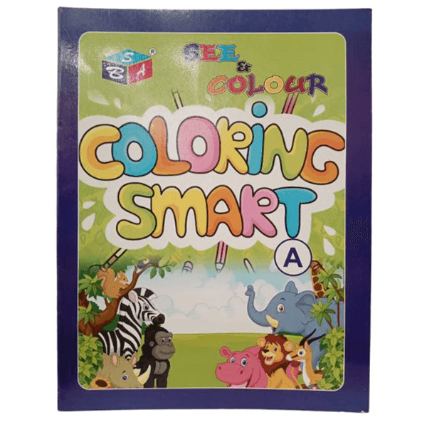 shri balaji agencies coloring smart book 1 pc