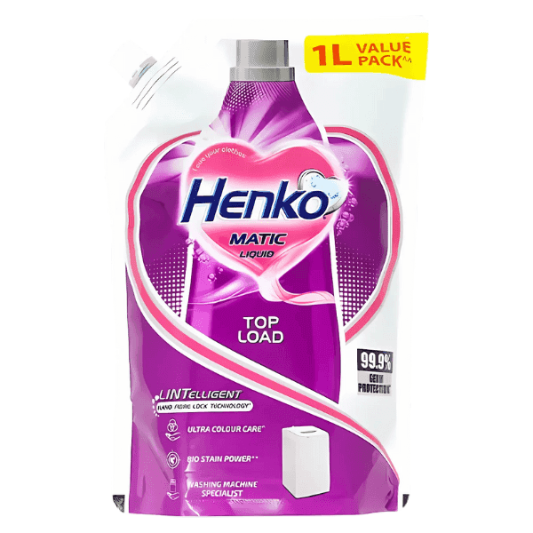 henko matic top load liquid detergent 1 ltr