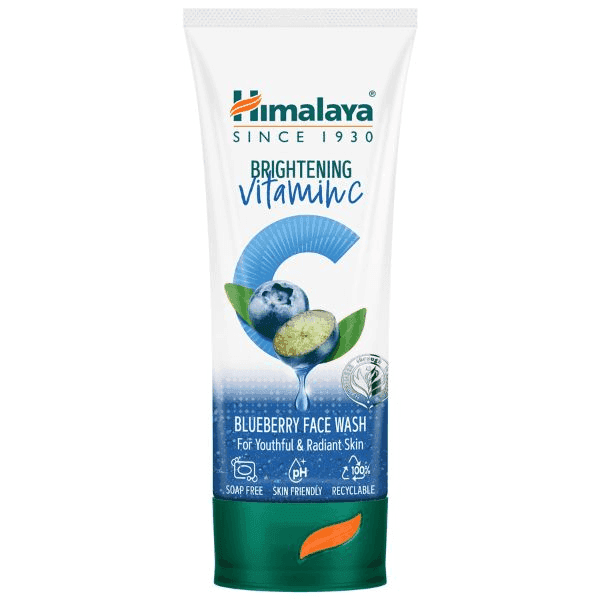 himalaya brightening vitamin c blueberry face wash 100 ml