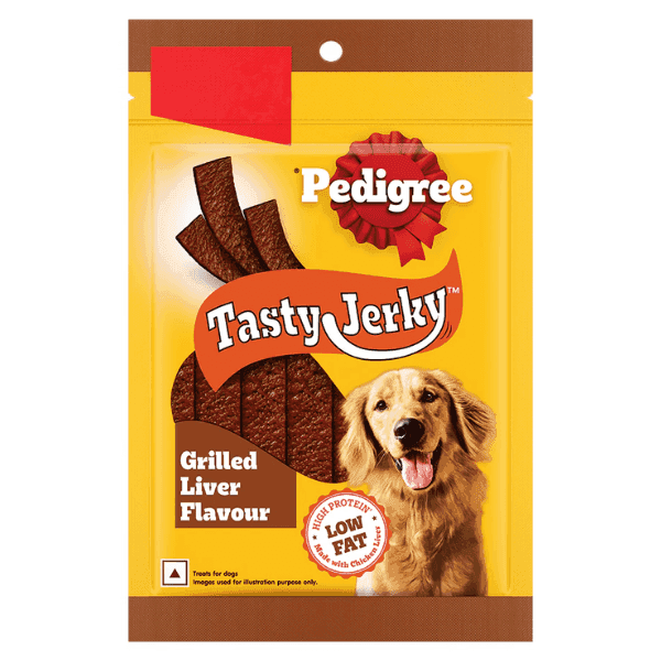 pedigree tasty jerky grilled liver flavour 70 gm