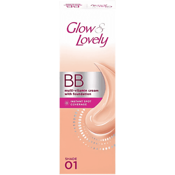 glow & lovely bb multi-vitamin cream with foundation 40 gm